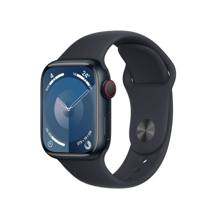 Apple Watch Series 9 41 mm Digitale 352 x 430 Pixel Touch screen 4G Nero Wi-Fi GPS (satellitare)