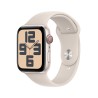 Apple Watch SE OLED 44 mm Digitale 368 x 448 Pixel Touch screen 4G Beige Wi-Fi GPS (satellitare)